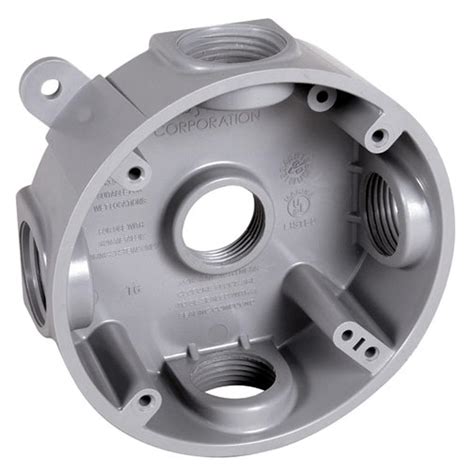 4 inch round junction box|outdoor round electrical box.